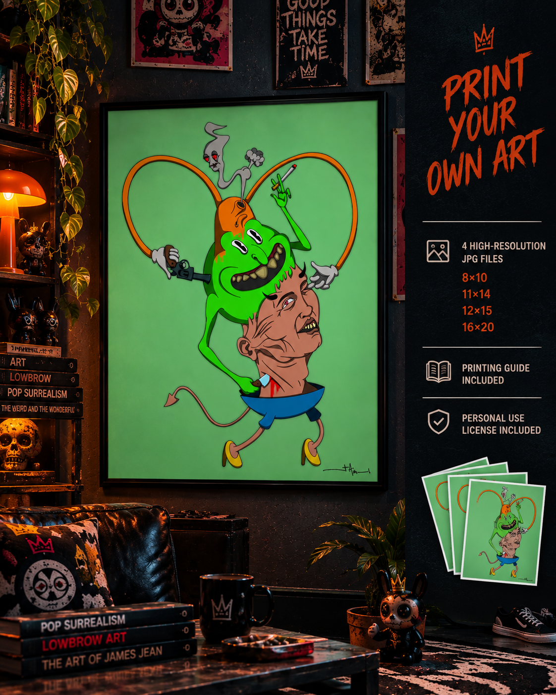 SELF DESTRUCTION — Printable Art